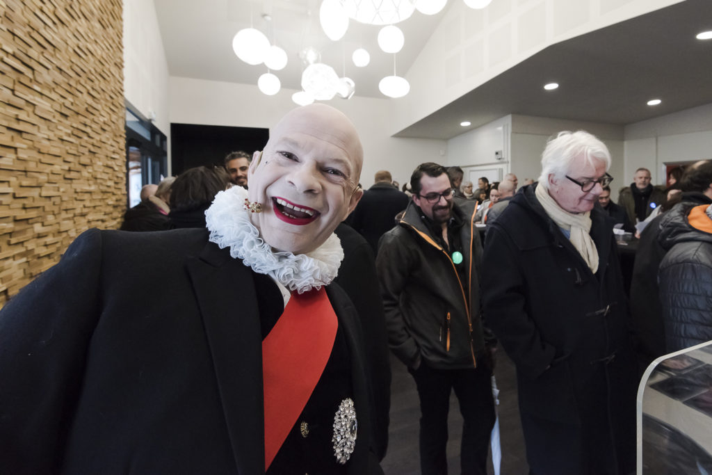 Inauguration du LUDyLAB à Chambretaud en Vendée : Accueil des passagers par Calixte de Nigremont