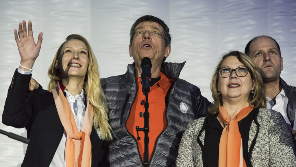 Inauguration du LUDyLAB à Chambretaud en Vendée : cofondateurs du LUDyLAB (Claire, Jean-Michel et Pascale Mousset & François Routhiau)