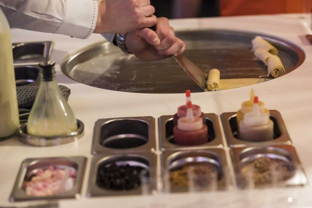 Inauguration du LUDyLAB à Chambretaud en Vendée : glace roulées par My Rolls