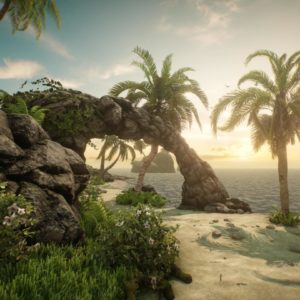 coucher de soleil survival VR