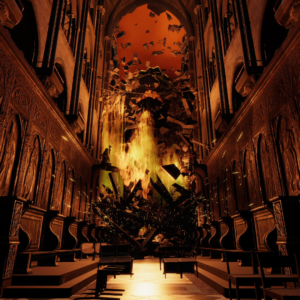 catédrale notre dâme brûle VR