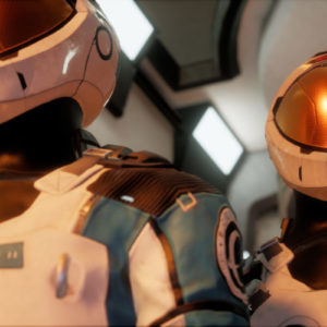 2 joueurs équipe bleue eclipse VR